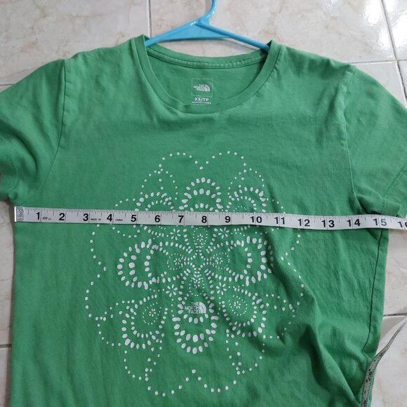 North Face Green T Shirt Comfort T's Summer Cool Airy Comfort Fits - Picture 6 of 8